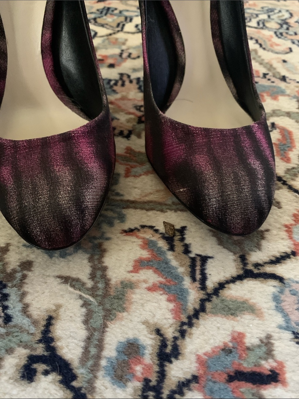 Dior Iridescent Plum Ombre Stiletto Pumps - Picture 6 of 14